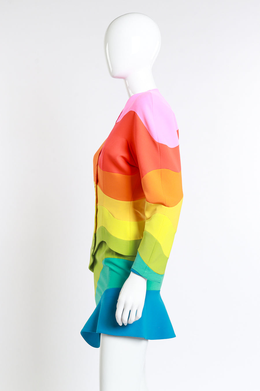 Vintage Thierry Mugler 1990 S/S 'Arc En Ciel' Rainbow Jacket