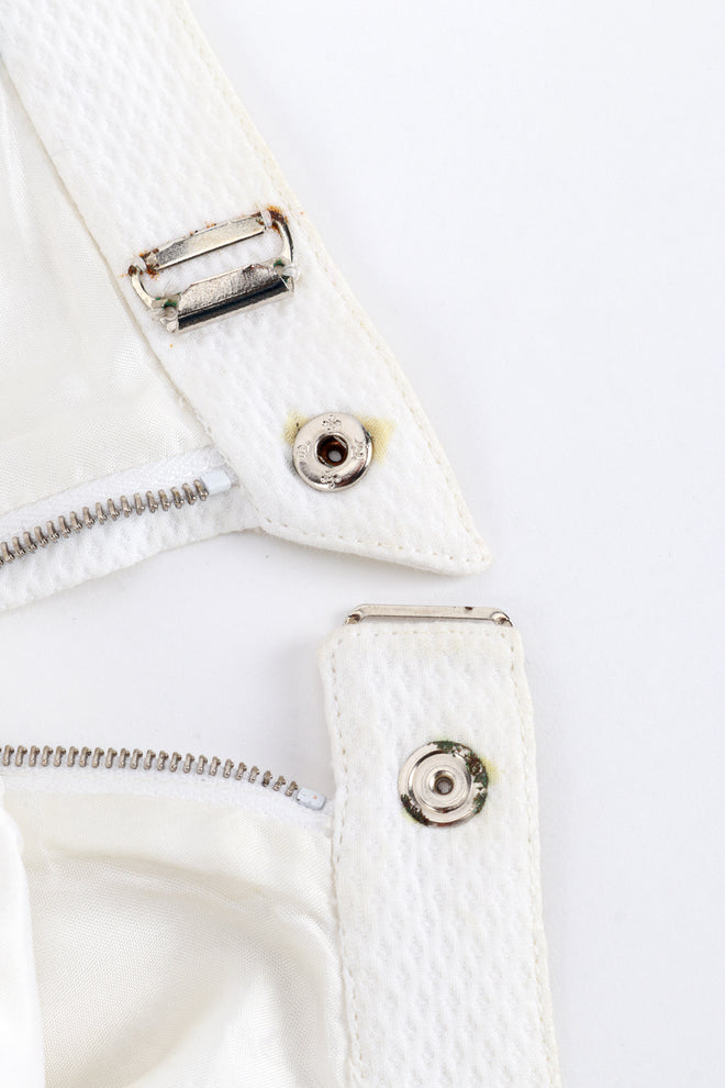 Thierry Mugler Laced Peplum Blazer & Skirt Suit damage @RECESS LA