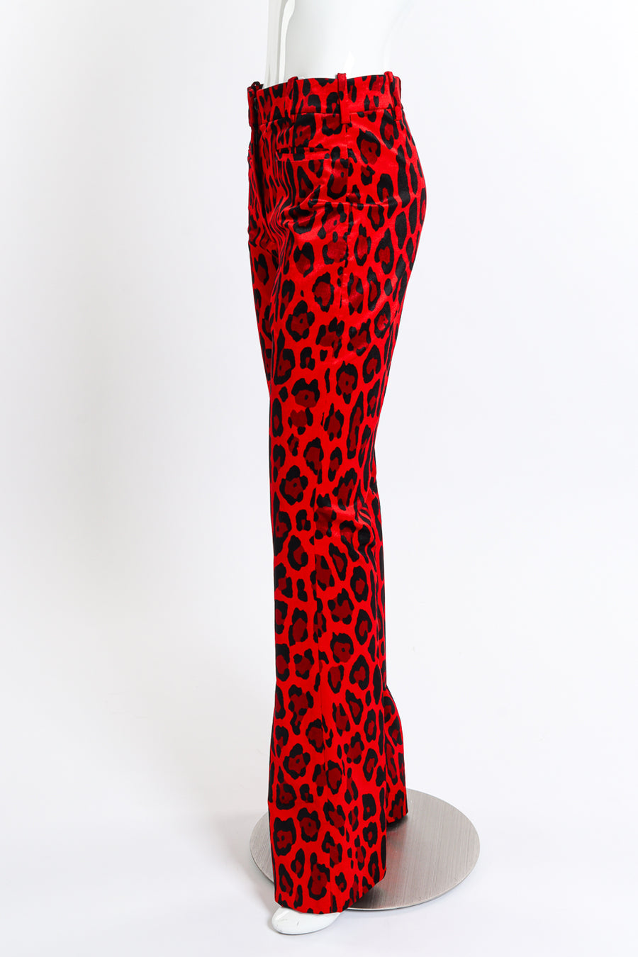 パンツ [TOMFORD] Stretch silk trouser with animalier print Marrone TOM FORD leopard-print straight-leg Trousers | Neutrals