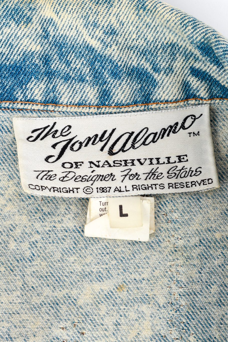 Vintage Tony Alamo New York Big Apple Jacket IV signature label @recess la