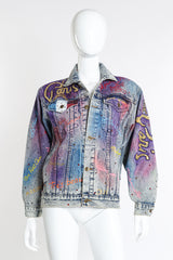 Vintage Tony Alamo Paris Denim Jacket front on mannequin @recessla