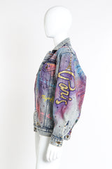 Vintage Tony Alamo Paris Denim Jacket left side on mannequin @recessla