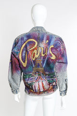 Vintage Tony Alamo Paris Denim Jacket back on mannequin @recessla