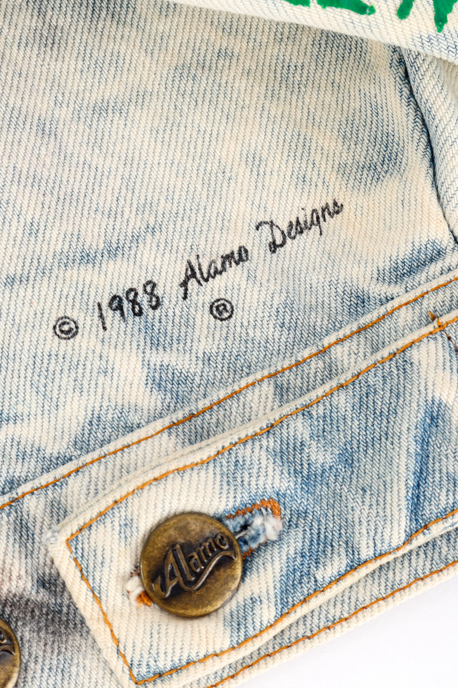 Vintage Tony Alomo New York Skyline Jacket signature date @recess la