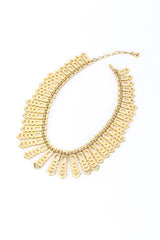 Trifari Geometric Feather Collar Necklace reverse @RECESS LA