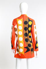 Vintage Vera Neumann Mod Circle Print Dress back on mannequin @recess la