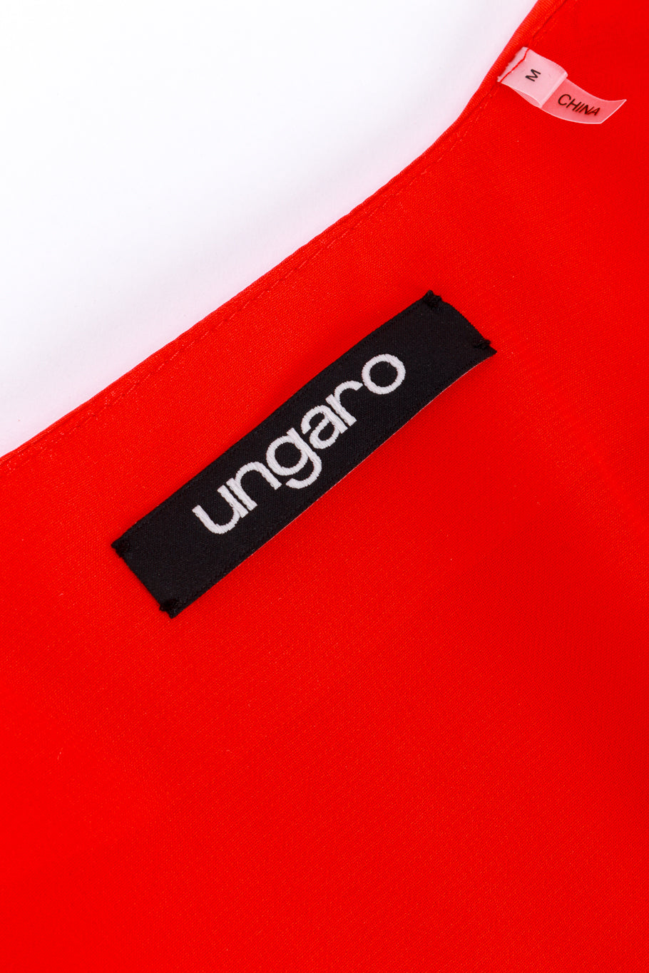 Ungaro Embroidered Floral Fringe Jacket signature label @recess la