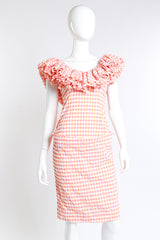 Vivienne Westwood 2011 S/SP Gingham Ruffle Dress on mannequin @RECESS LA