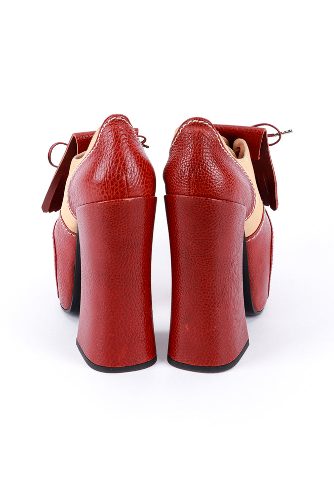 Vivienne Westwood Elevated Kiltie Bootie back @RECESS LA