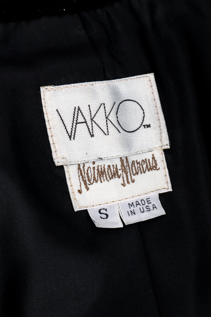 Suede Ribbon Swirl Bolero Jacket by Vakko label @recessla