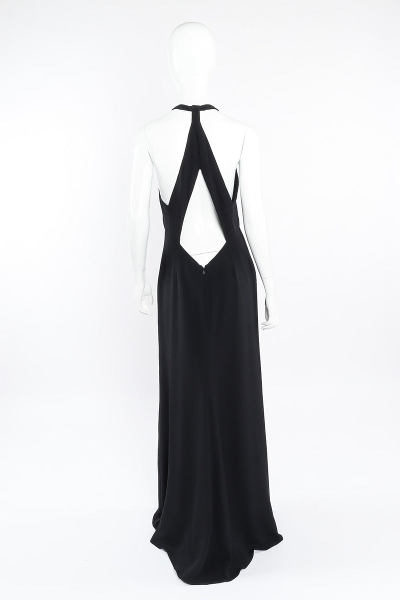 Valentino Open Back Halter Gown Recess Valentino Open Back Halter Gown Recess
