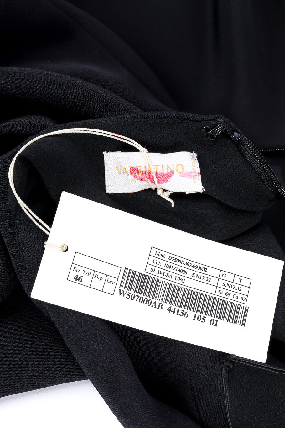 Valentino open back halter gown designer authenticity reference   @recessla