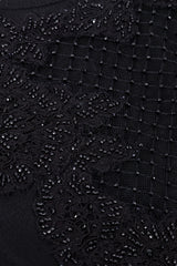 Valentino Beaded Fishnet Knit Top appliqué closeup @recessla