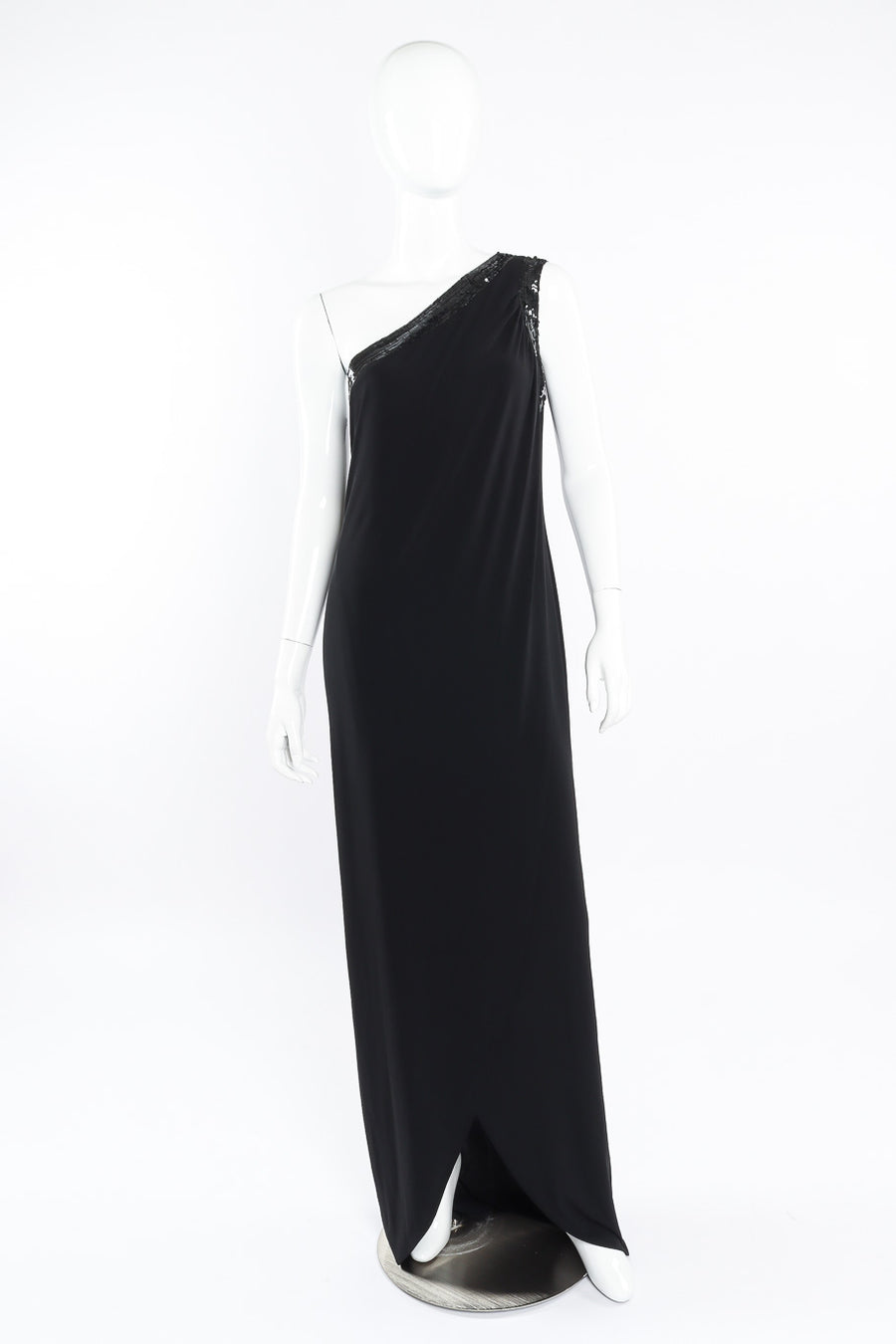 Valentino One Shoulder Sequin Gown – Recess