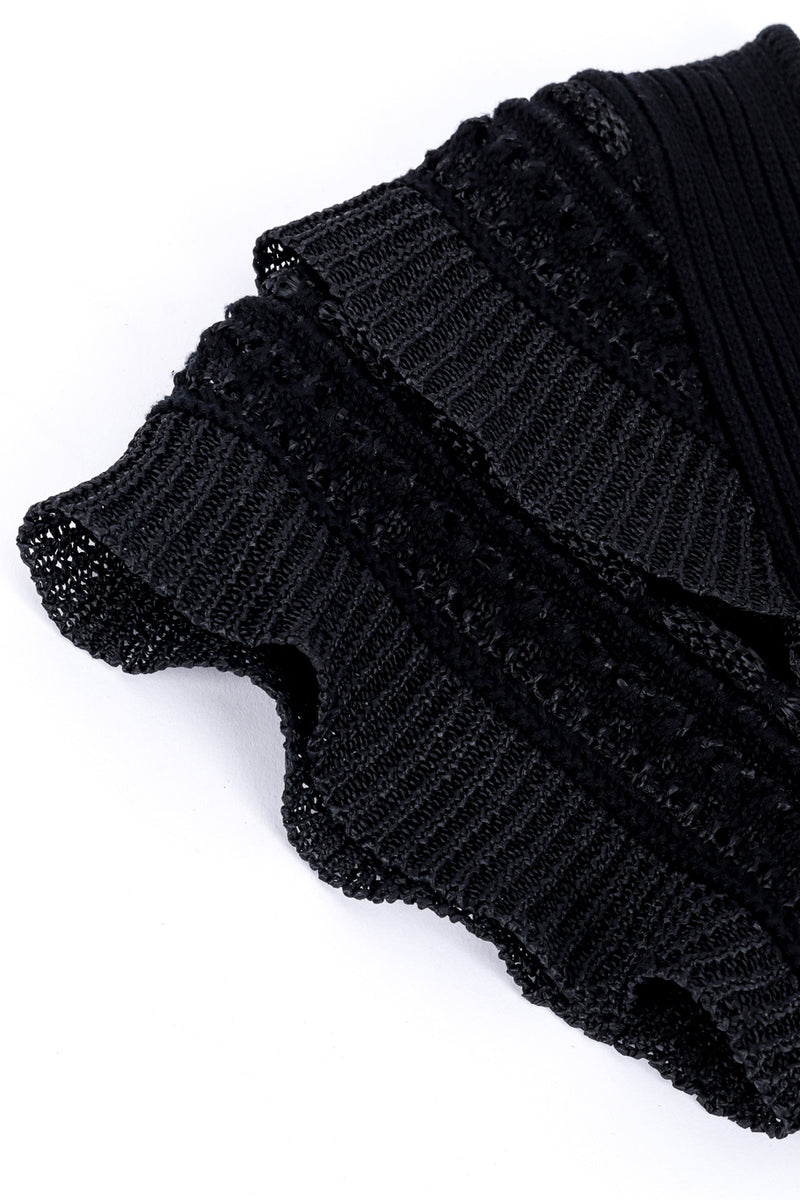 Ribbed Ruffle Knit Top & Skirt Set by Valentino sleeve @recessla