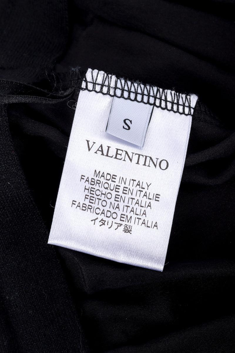 Ribbed Ruffle Knit Top & Skirt Set by Valentino fabric tag @recessla
