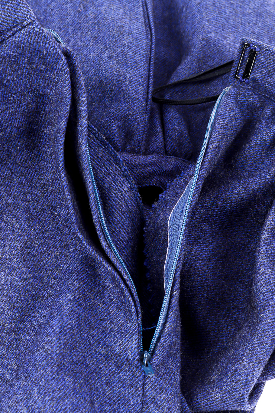Valentino Boutique cotton denim top and skirt set side zipper details @recessla