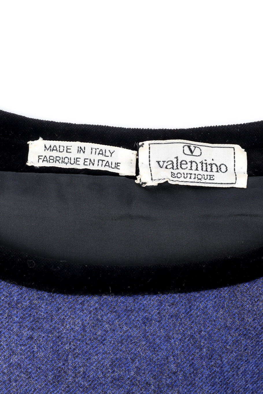 Valentino Boutique cotton denim top and skirt set designer label on top @recessla