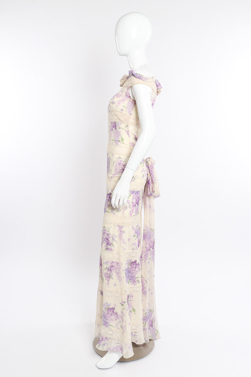 Vintage Valentino Floral Lace Gown – Recess