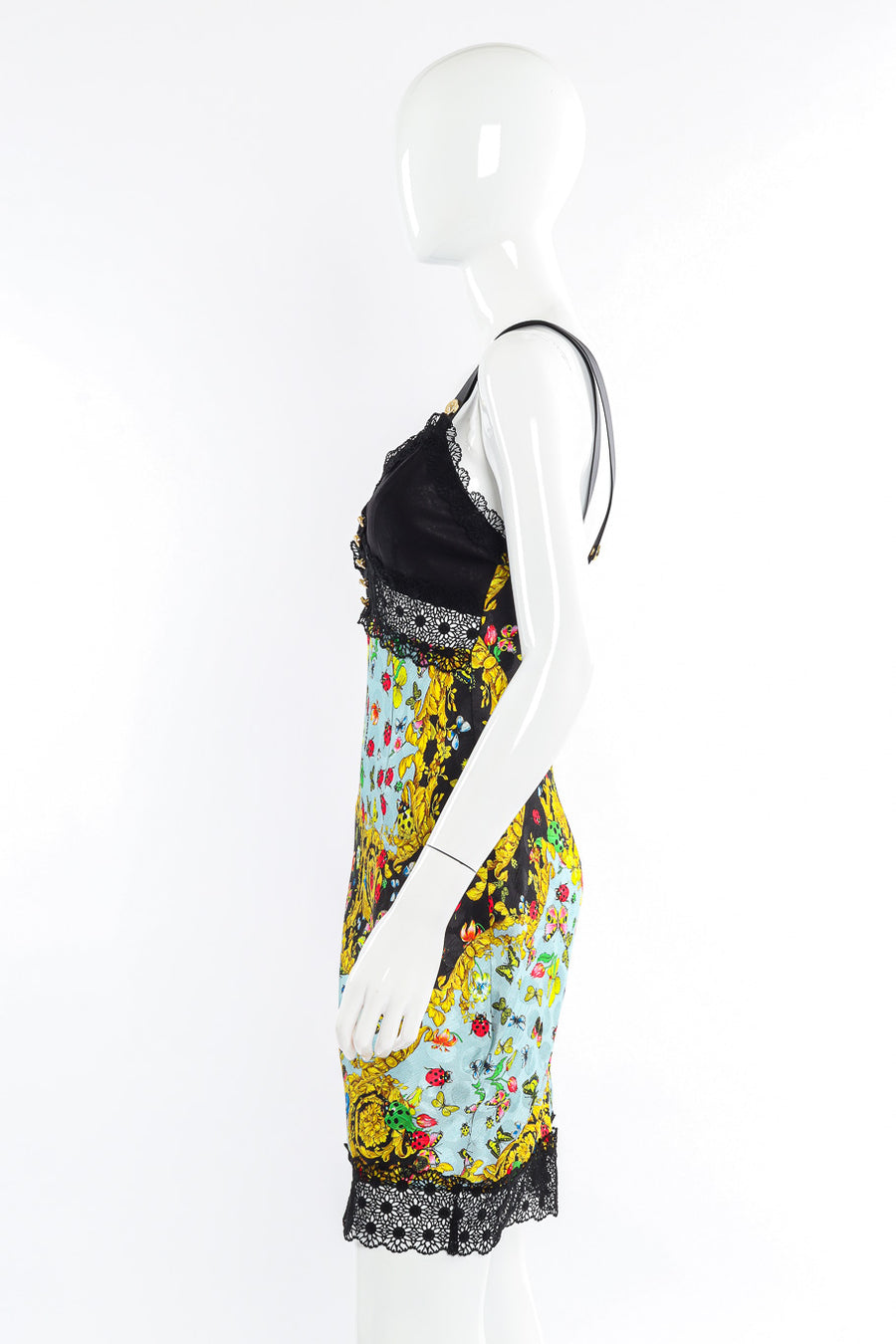 VERSACE マルチプリントシースドレス Versace Jeans Couture Ladybug Slip Dress – Recess