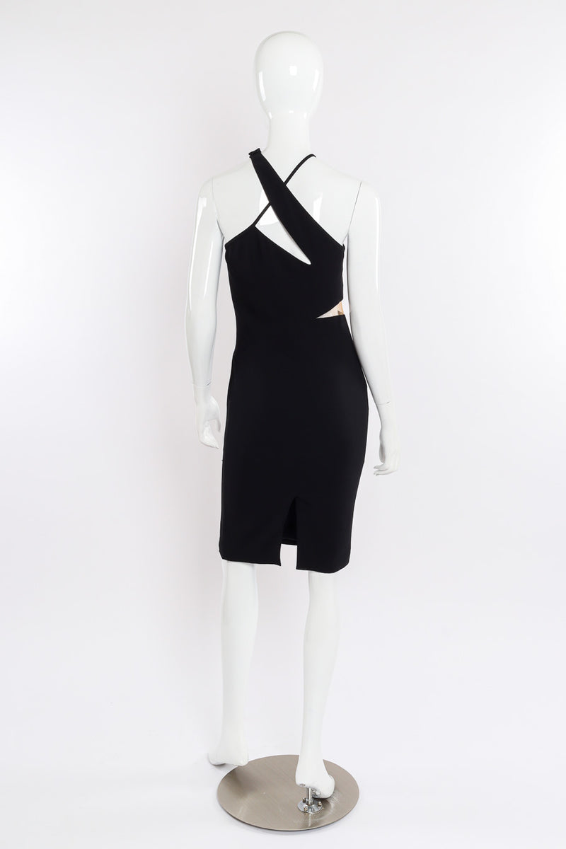 Versace Asymmetric Cutout Dress Recess Versace Asymmetric Cutout Dress Recess