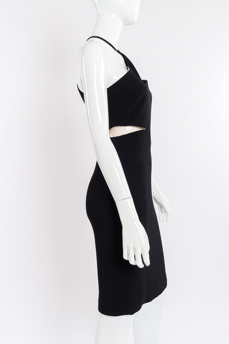 Versace Asymmetric Cutout Dress Recess Versace Asymmetric Cutout Dress Recess