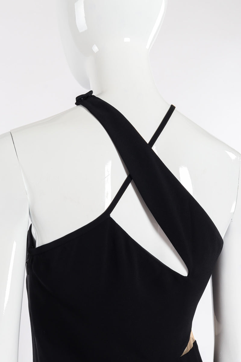 Versace Asymmetric Cutout Dress Recess Versace Asymmetric Cutout Dress Recess