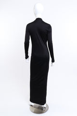 Versace 2023 S/S Cowl Neck Maxi Dress back mannequin @RECESS LA