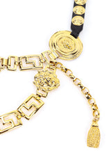 Streets Ahead Lion & Medusa Chain Drop Belt detail @RECESS LA