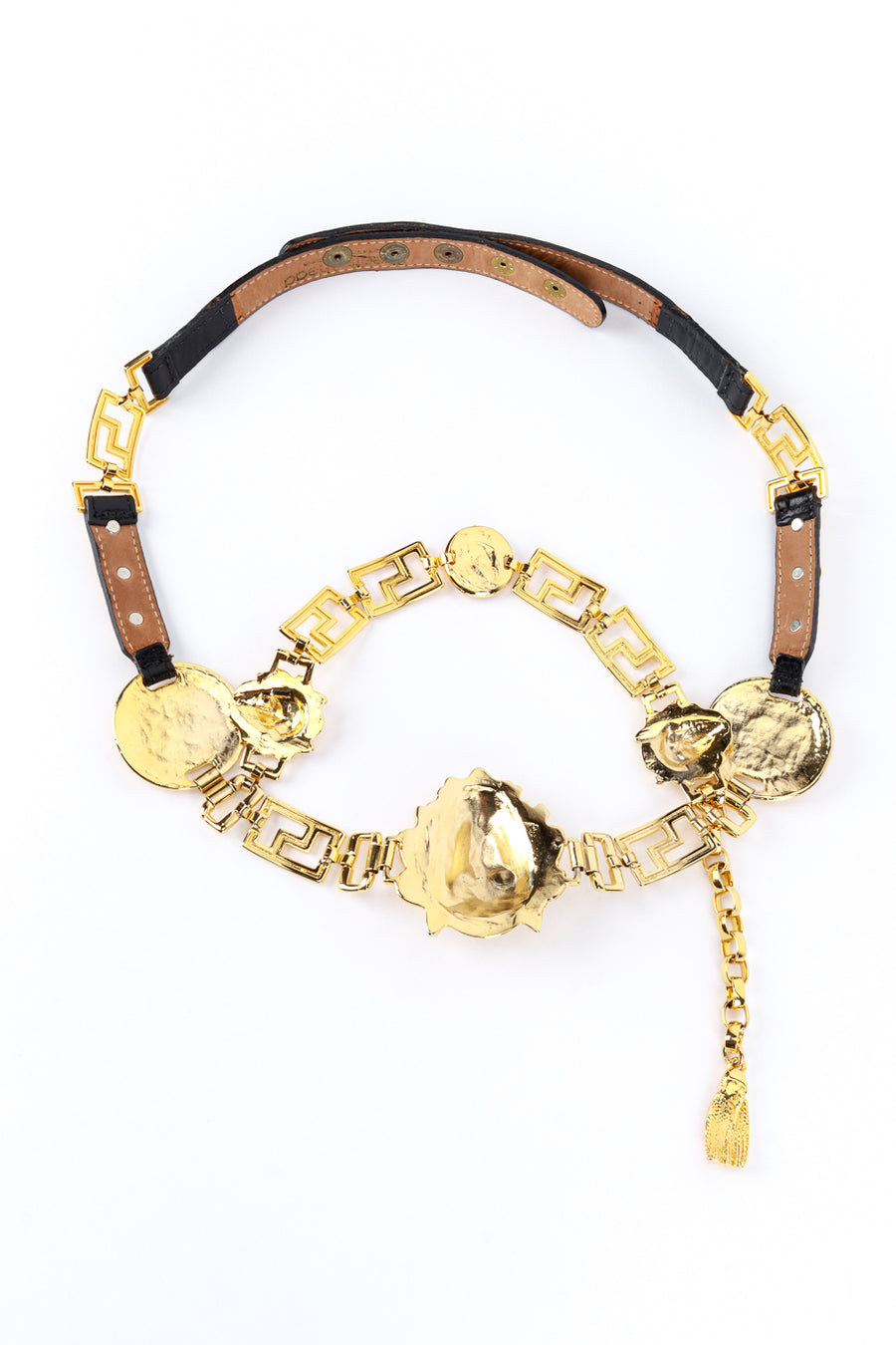 Vintage Streets Ahead Lion & Medusa Chain Drop Belt – Recess display picture 1