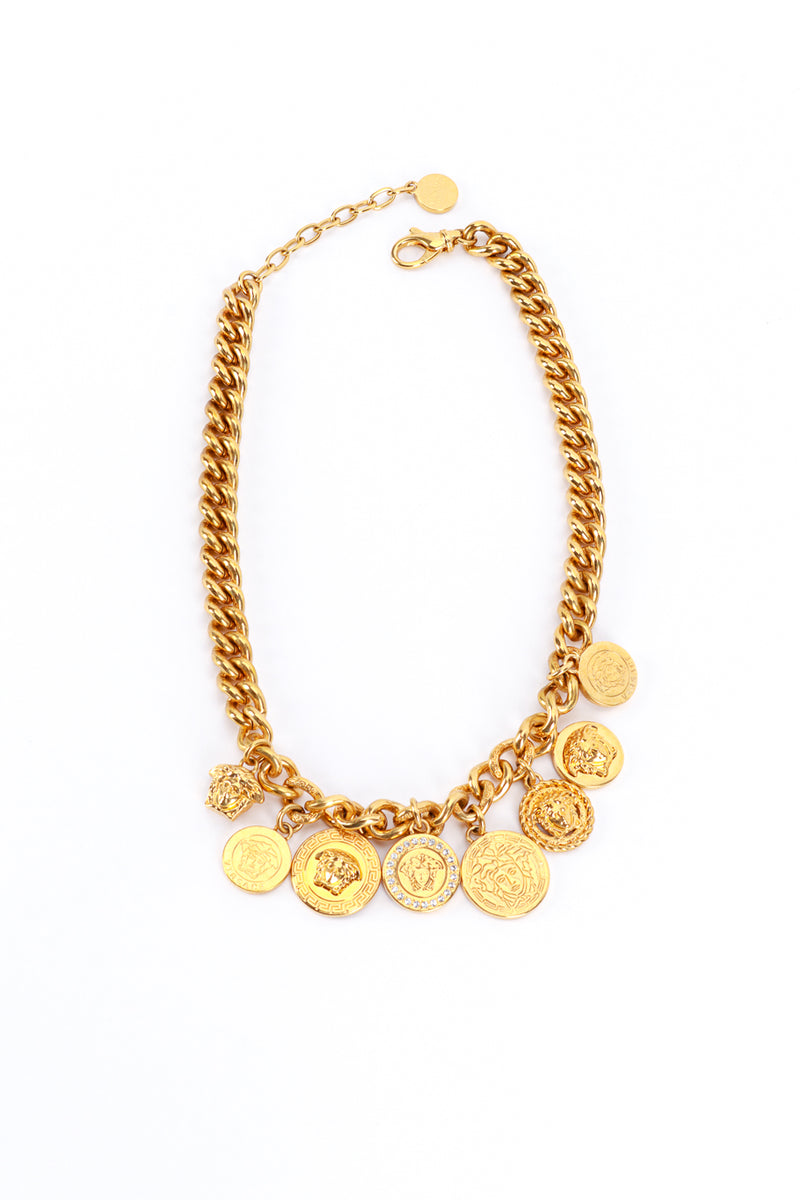 Versace La Medusa Charm Necklace front @RECESS LA