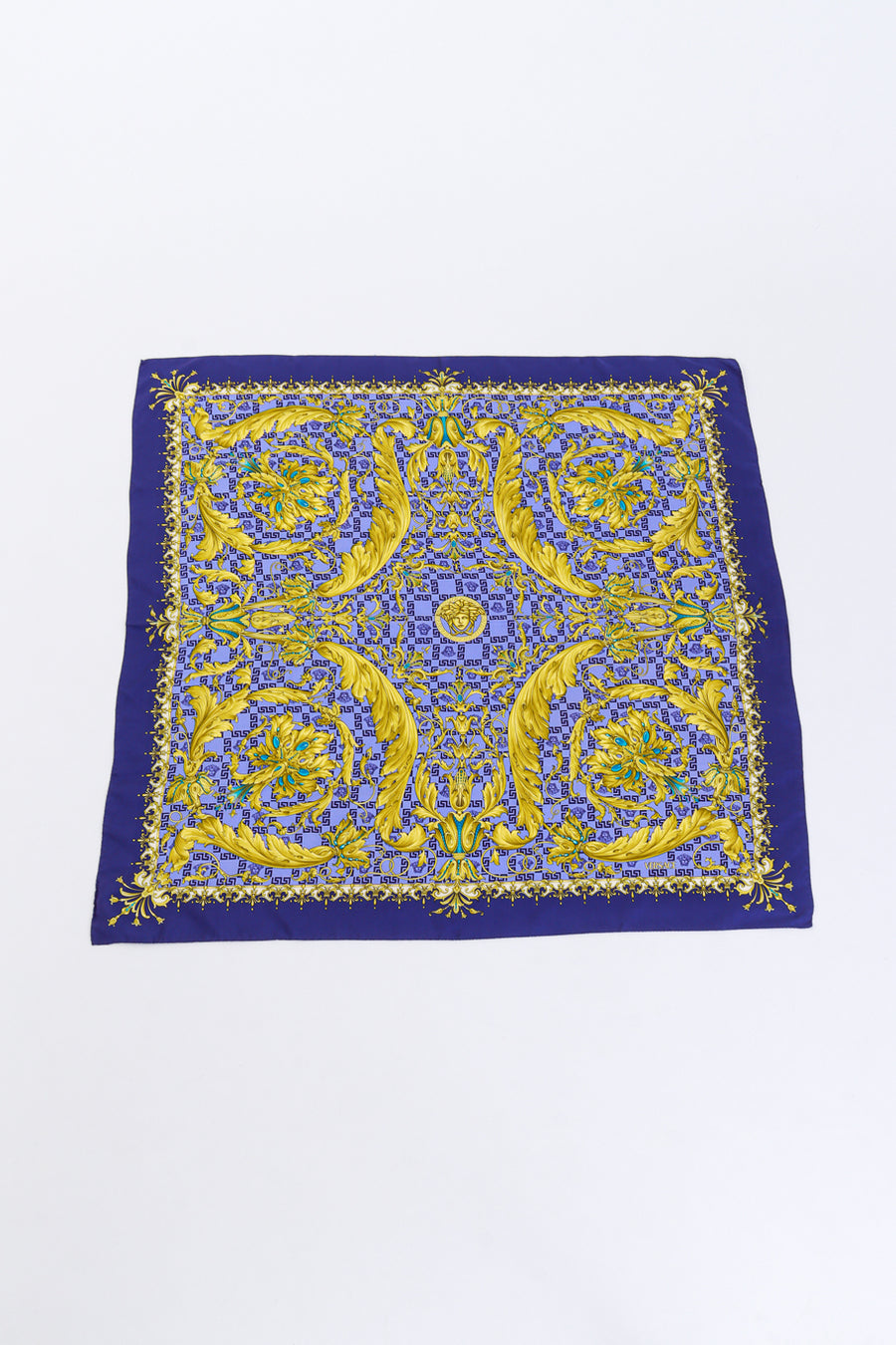 Vintage Versace Medusa Baroque Filigree Scarf – Recess