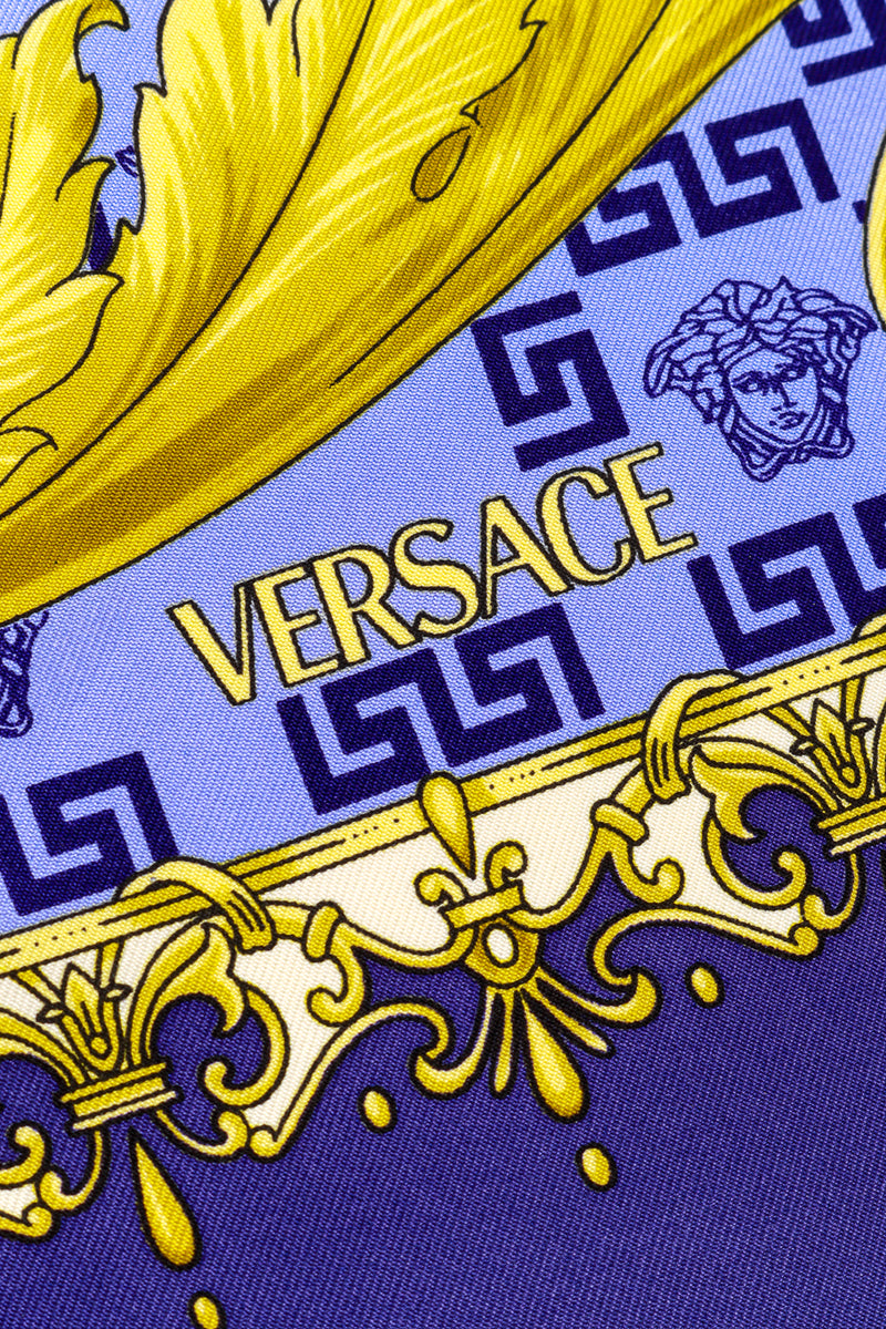 Versace La Medusa Filigree Scarf logo @RECESS LA