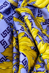 Versace La Medusa Filigree Scarf fabric @RECESS LA