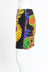 Versace 1991 Cornucopia of Prints Skirt Suit skirt side mannequin @RECESS LA