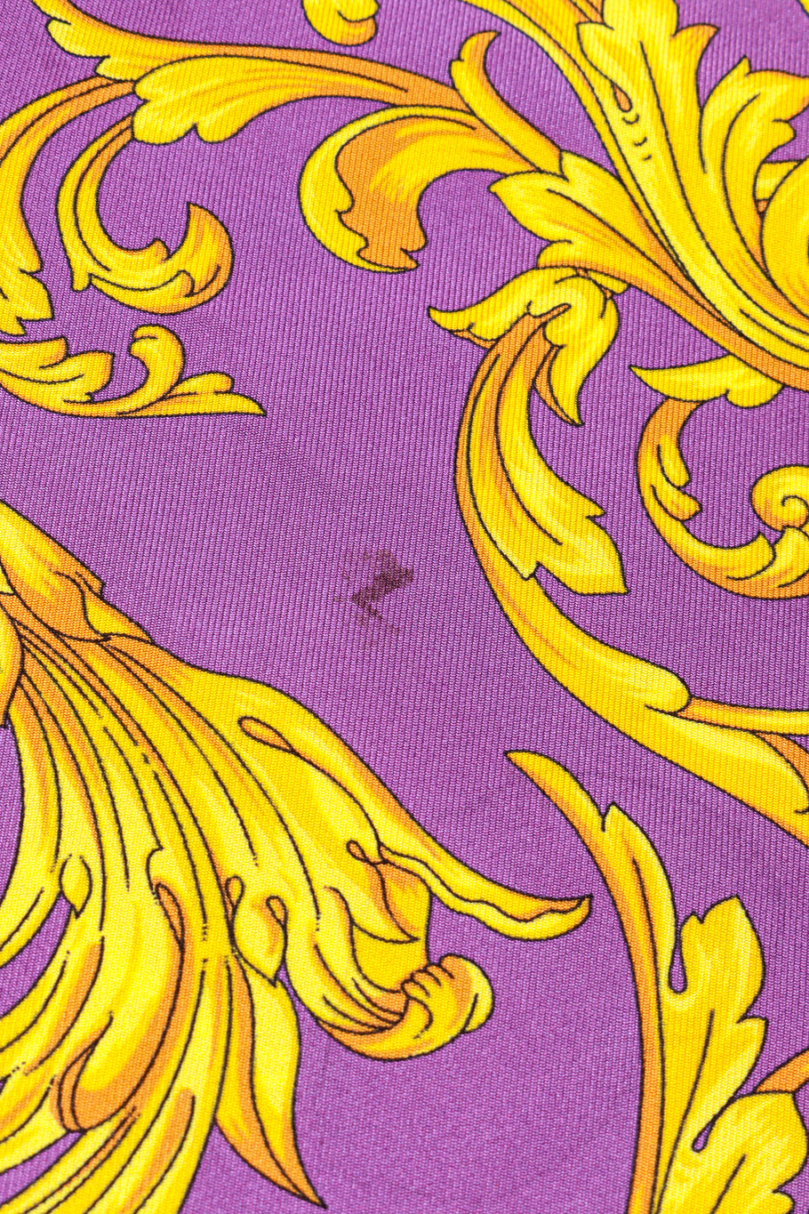 Versace Dark Orchid Barocco Blouse stain @RECESS LA