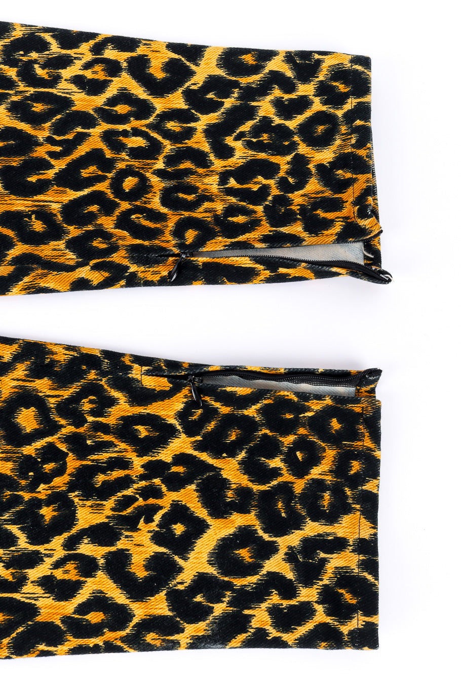 Leopard Print Denim Pant