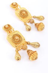 Lawrence Vrba Byzantine Charm Drop Earrings 3/4 front flat@RECESS LA