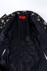 Vintage Valentino Quilted Floral Jacket, Top & Skirt Set jacket lining @recess la