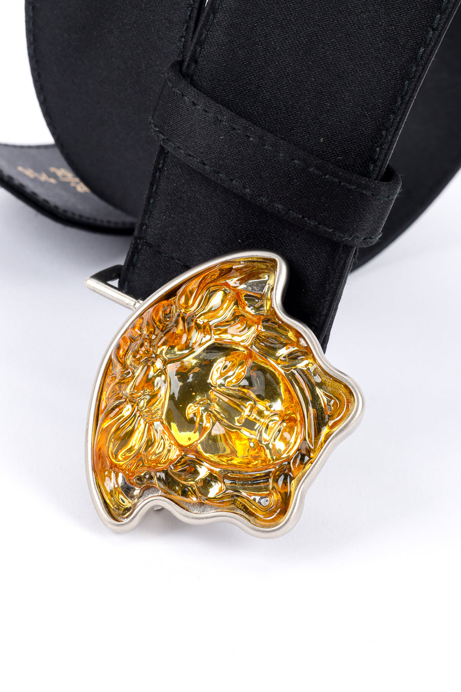 Vintage Gianni Versace Medusa Buckle Belt Recess