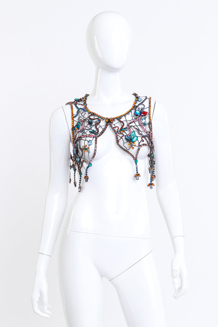 Crystal Cropped Vest Top – Recess