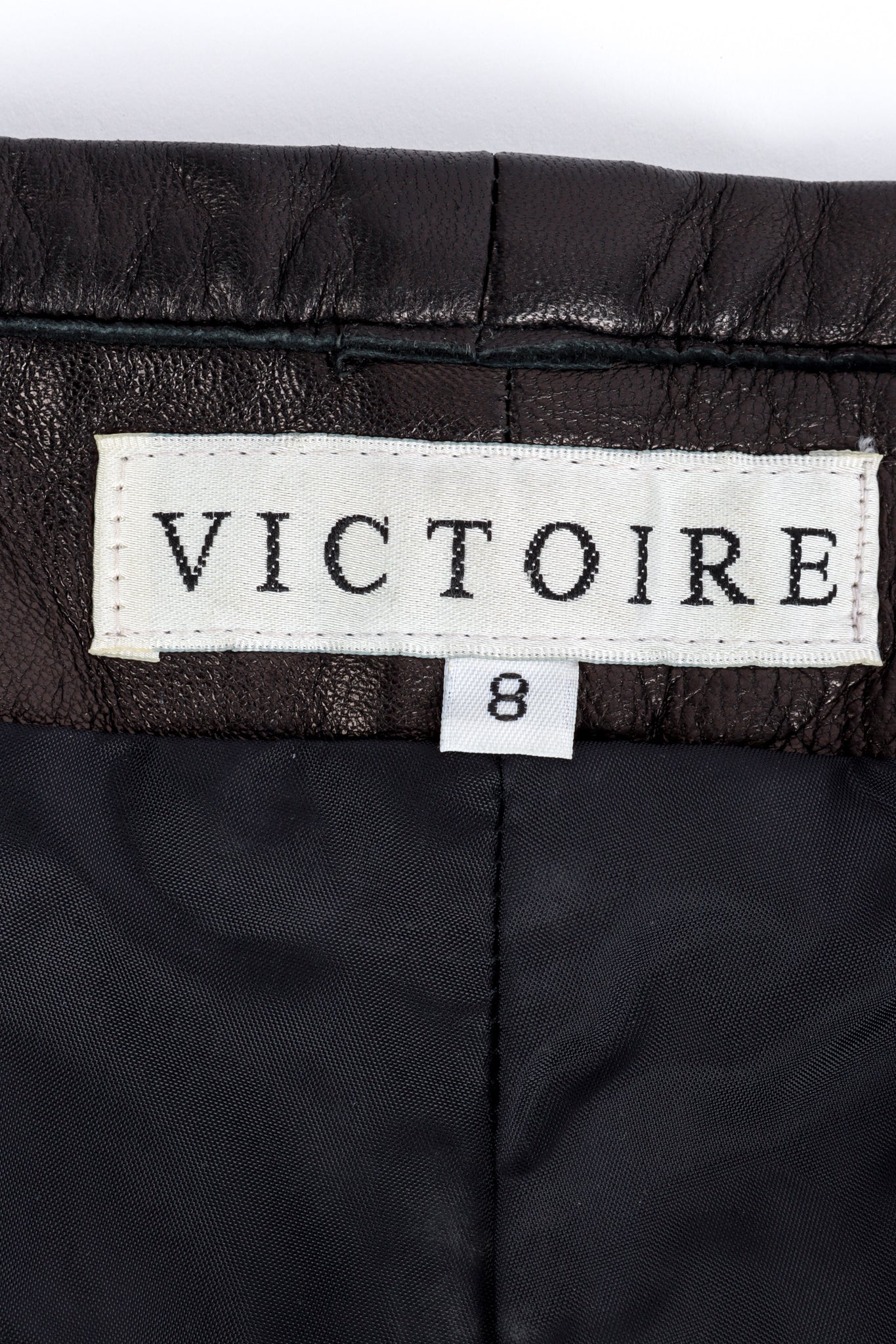 Mink Tail Leather Pant by Victoire label @recessla