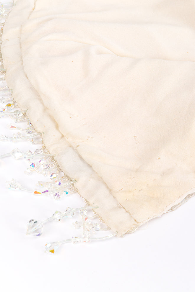 Vintage Beaded Vest lining with small snags @recessla