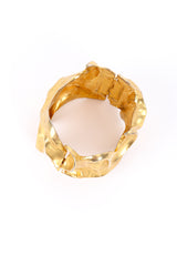 Vintage Organic Sculpted Cuff Bracelet top view @recessla