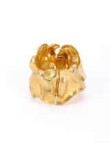 Vintage Organic Sculpted Cuff Bracelet front @recessla