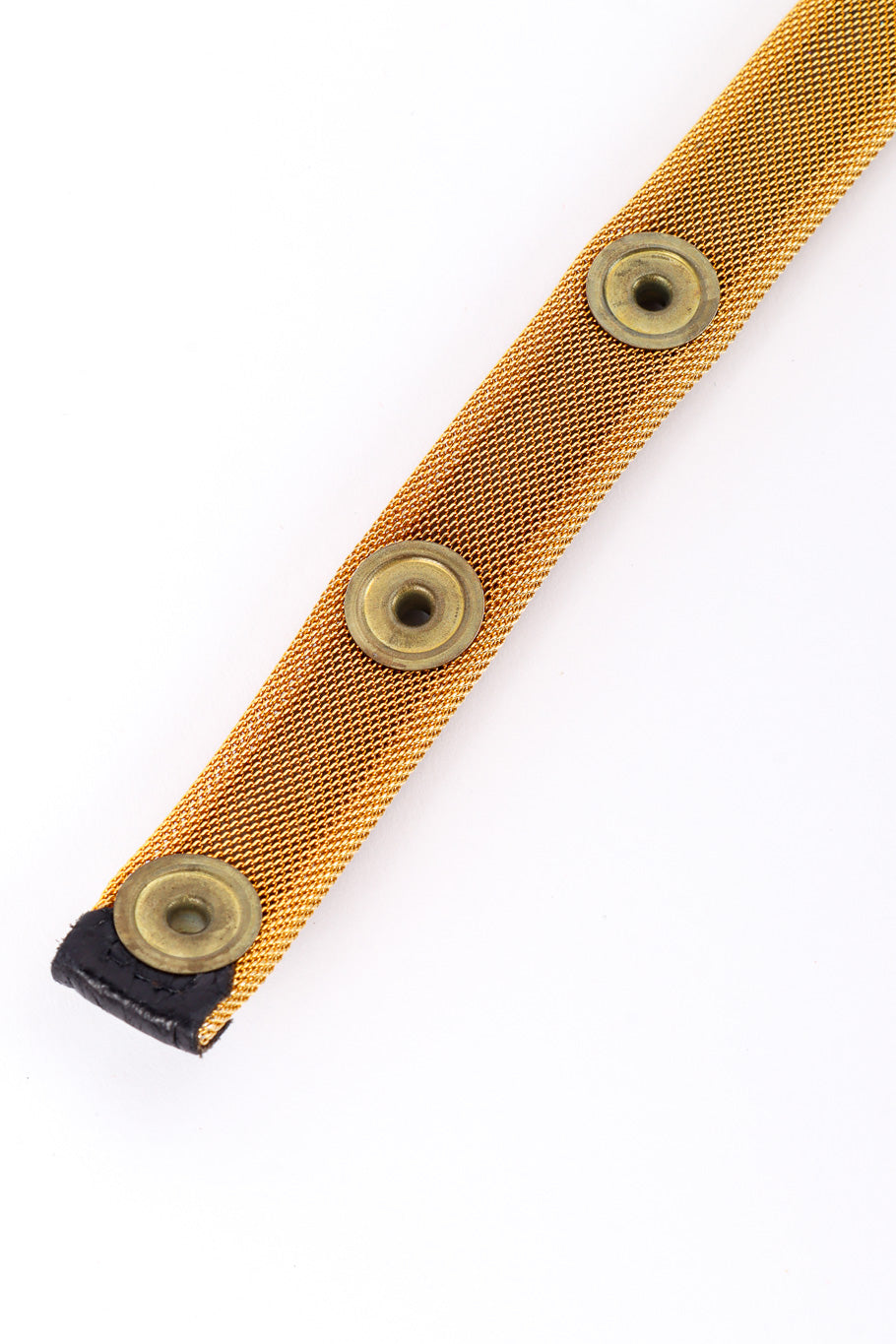 Vintage Lion Face Chain Drop Belt back button hardware @recessla