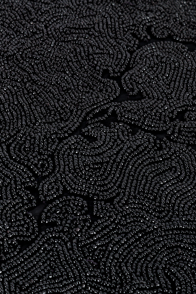 Alberta Ferretti Beaded Maxi Dress bead detail @RECESS LA