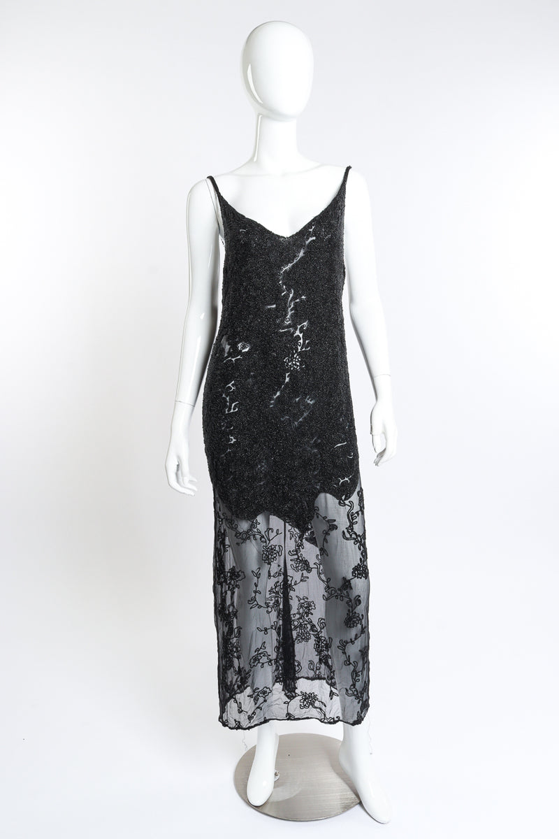 Alberta Ferretti Strappy Beaded Maxi Dress Recess Alberta Ferretti Strappy Beaded Maxi Dress Recess