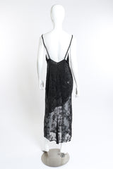 Alberta Ferretti Beaded Maxi Dress back mannequin @RECESS LA