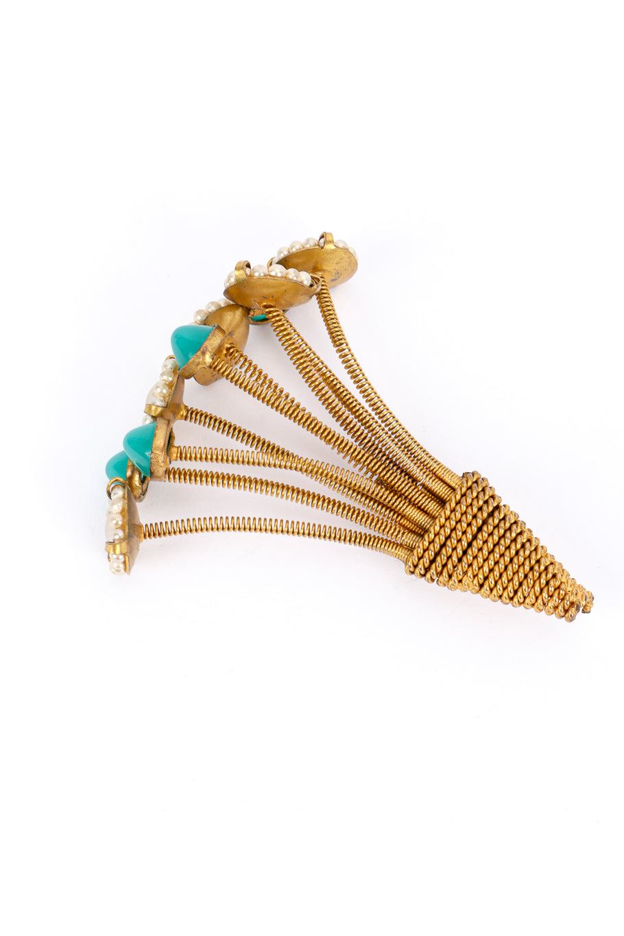 Spring Brooch Model Vintage Coil Spring Bouquet Brooch – Recess